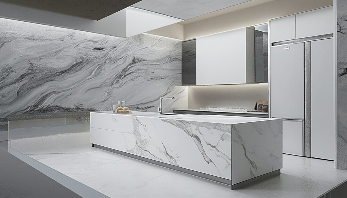 Кухонные фартуки из камня — Грань Лаб