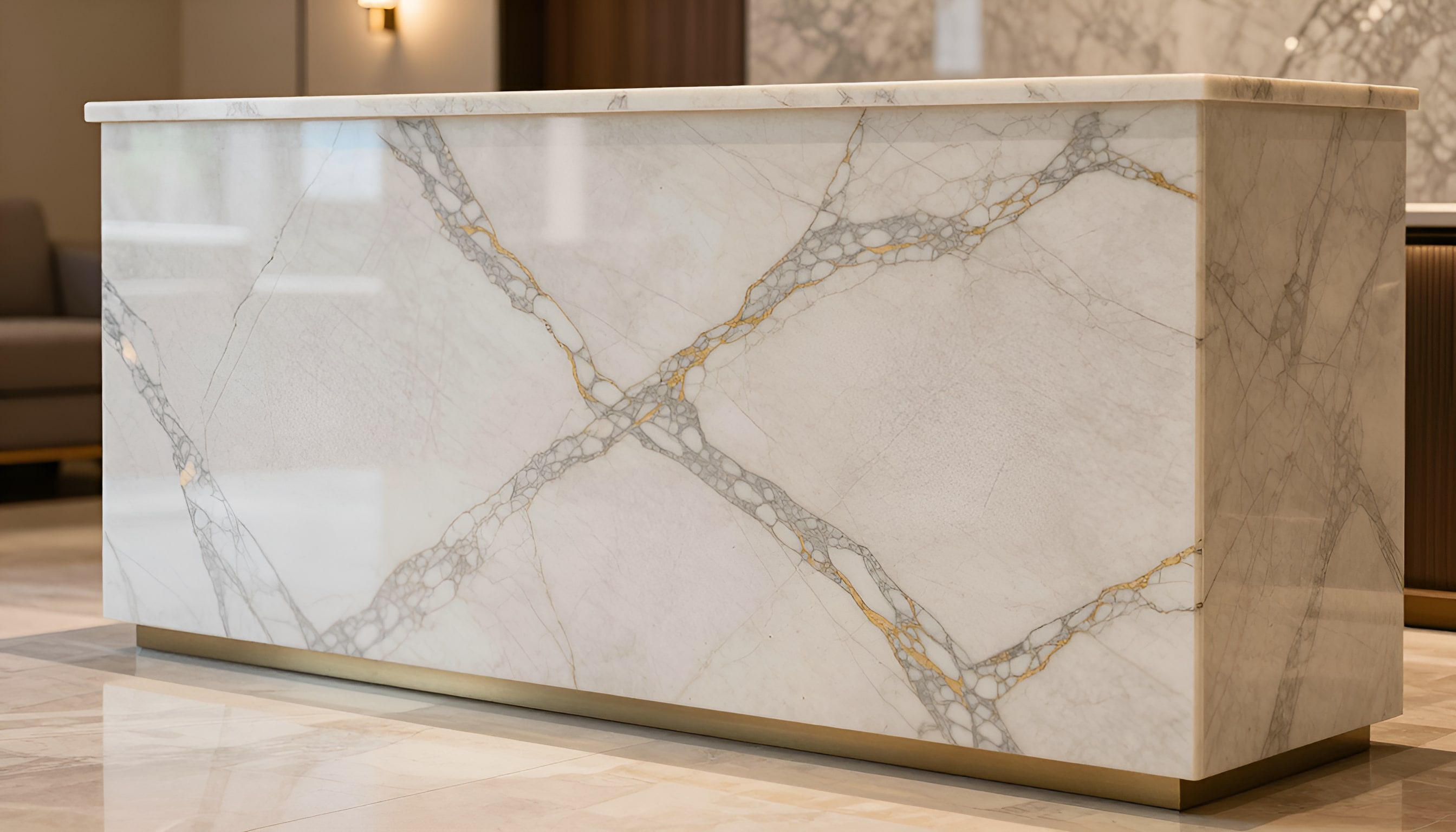 Из мрамора Calacatta — Грань Лаб